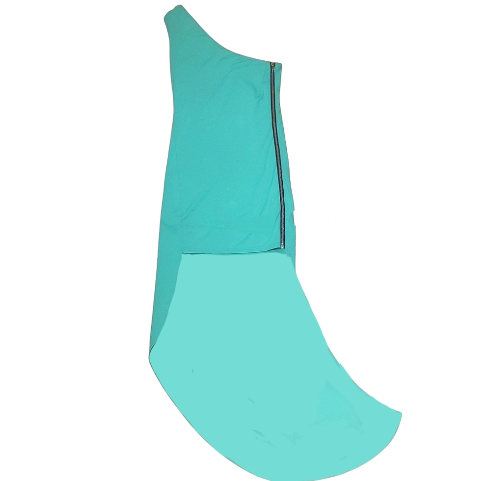 L'ATISTE one shoulder asymmetrical dress